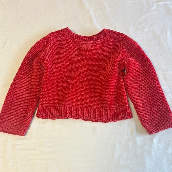 Tommy Bahama - Red Cable Knit chenille Sweater - Picture 2 of 4